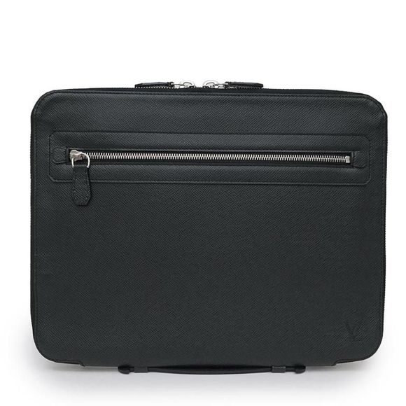 Louis Vuitton Briefcase Ardoise Taiga Vladimir Black - Picture 1 of 11